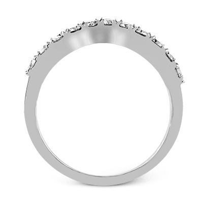 ZR438 Anniversary Ring in 14k Gold with Diamonds