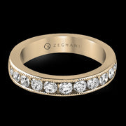 ZR47 Anniversary Ring in 14k Gold with Diamonds