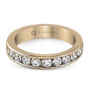 ZR47 Anniversary Ring in 14k Gold with Diamonds