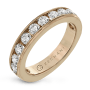 ZR47 Anniversary Ring in 14k Gold with Diamonds