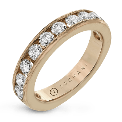 ZR47 Anniversary Ring in 14k Gold with Diamonds