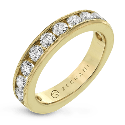ZR47 Anniversary Ring in 14k Gold with Diamonds