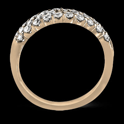 ZR488 Anniversary Ring in 14k Gold with Diamonds