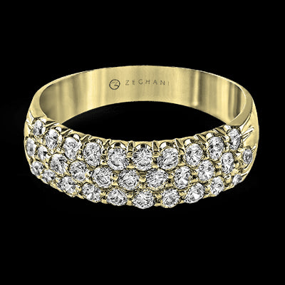 ZR488 Anniversary Ring in 14k Gold with Diamonds