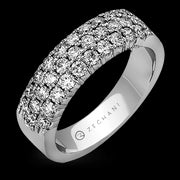 ZR488 Anniversary Ring in 14k Gold with Diamonds