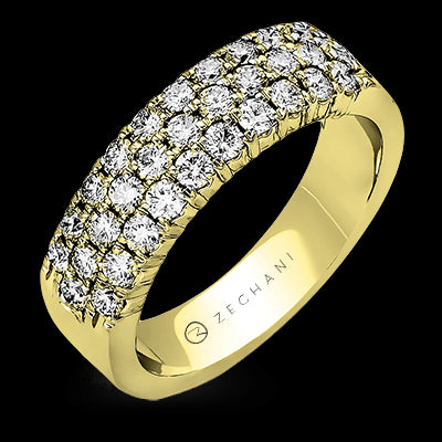 ZR488 Anniversary Ring in 14k Gold with Diamonds
