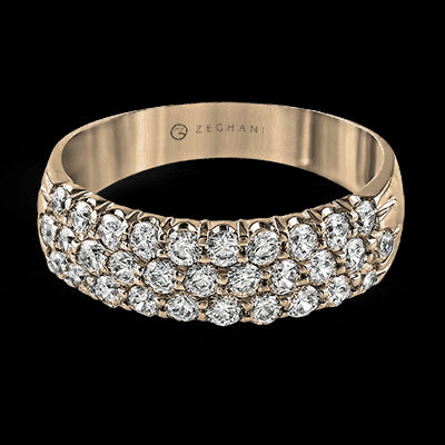 ZR488 Anniversary Ring in 14k Gold with Diamonds