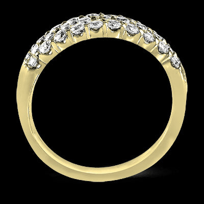 ZR488 Anniversary Ring in 14k Gold with Diamonds