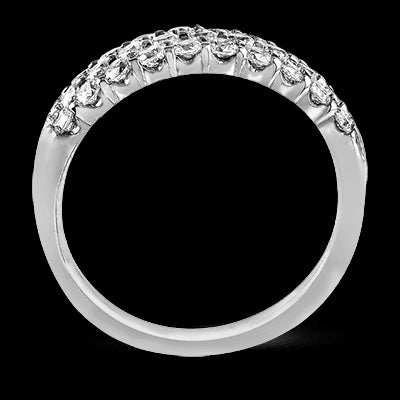 ZR488 Anniversary Ring in 14k Gold with Diamonds