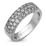 ZR488 Anniversary Ring in 14k Gold with Diamonds