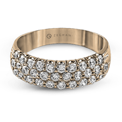 ZR488 Anniversary Ring in 14k Gold with Diamonds