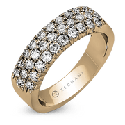 ZR488 Anniversary Ring in 14k Gold with Diamonds
