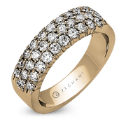 ZR488 Anniversary Ring in 14k Gold with Diamonds
