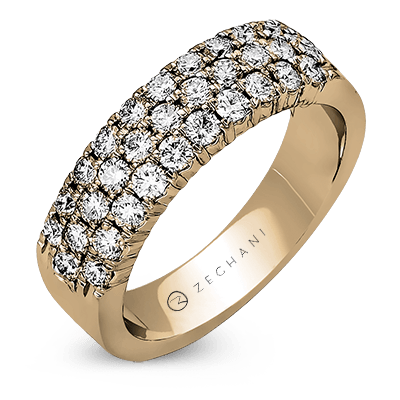 ZR488 Anniversary Ring in 14k Gold with Diamonds