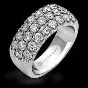 ZR489 Anniversary Ring in 14k Gold with Diamonds