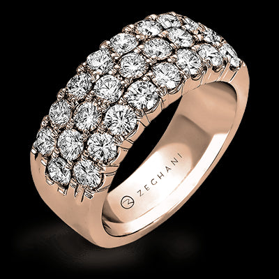 ZR489 Anniversary Ring in 14k Gold with Diamonds