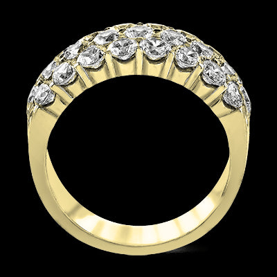 ZR489 Anniversary Ring in 14k Gold with Diamonds