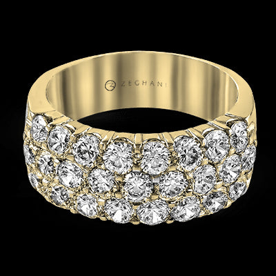 ZR489 Anniversary Ring in 14k Gold with Diamonds
