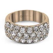 ZR489 Anniversary Ring in 14k Gold with Diamonds