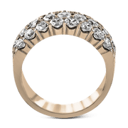 ZR489 Anniversary Ring in 14k Gold with Diamonds