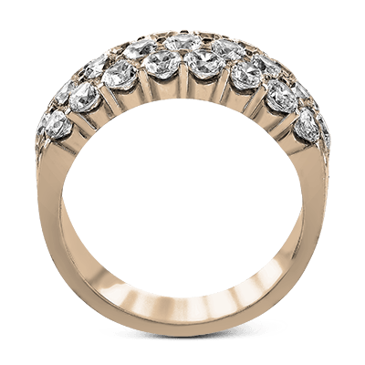 ZR489 Anniversary Ring in 14k Gold with Diamonds