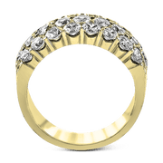 ZR489 Anniversary Ring in 14k Gold with Diamonds