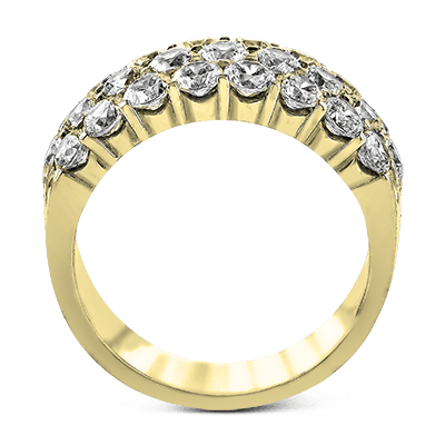 ZR489 Anniversary Ring in 14k Gold with Diamonds