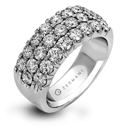 ZR489 Anniversary Ring in 14k Gold with Diamonds