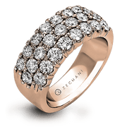 ZR489 Anniversary Ring in 14k Gold with Diamonds