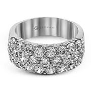 ZR489 Anniversary Ring in 14k Gold with Diamonds