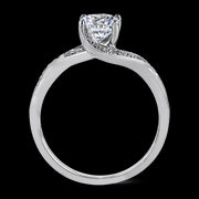 ZR560 Engagement Ring in 14k Gold with Diamonds
