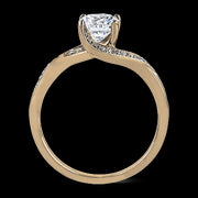 ZR560 Engagement Ring in 14k Gold with Diamonds