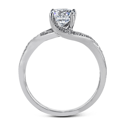 ZR560 Engagement Ring in 14k Gold with Diamonds