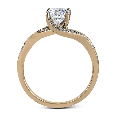 ZR560 Engagement Ring in 14k Gold with Diamonds