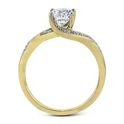 ZR560 Engagement Ring in 14k Gold with Diamonds