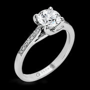 ZR561 Engagement Ring in 14k Gold with Diamonds