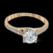 ZR561 Engagement Ring in 14k Gold with Diamonds