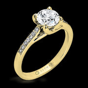 ZR561 Engagement Ring in 14k Gold with Diamonds