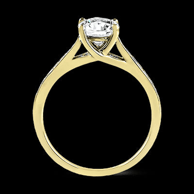 ZR561 Engagement Ring in 14k Gold with Diamonds