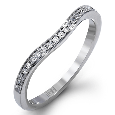 ZR561 Engagement Ring in 14k Gold with Diamonds