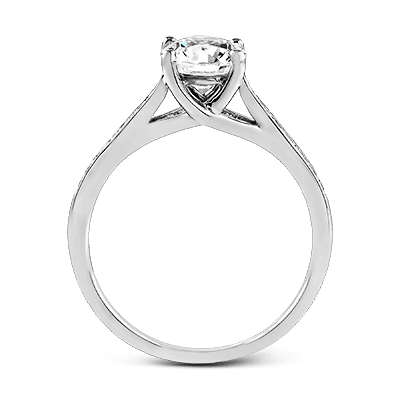 ZR561 Engagement Ring in 14k Gold with Diamonds