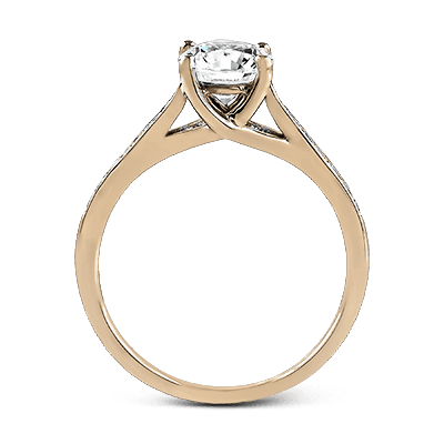 ZR561 Engagement Ring in 14k Gold with Diamonds