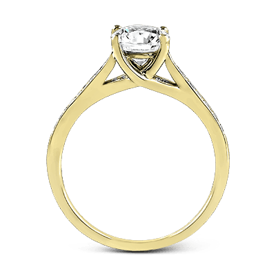 ZR561 Engagement Ring in 14k Gold with Diamonds