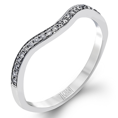 ZR585 Engagement Ring in 14k Gold with Diamonds