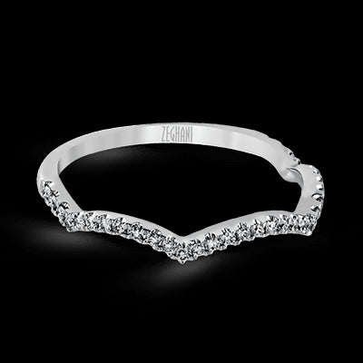 ZR624 Wedding Set in 14k Gold with Diamonds