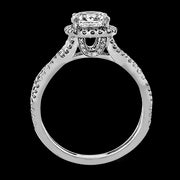 ZR629 Engagement Ring in 14k Gold with Diamonds