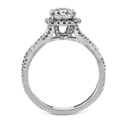 ZR629 Engagement Ring in 14k Gold with Diamonds