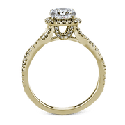 ZR629 Engagement Ring in 14k Gold with Diamonds