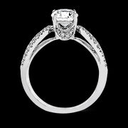 ZR738 Engagement Ring in 14k Gold with Diamonds