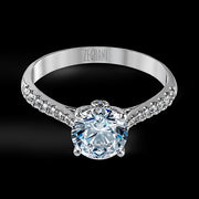 ZR750 Engagement Ring in 14k Gold with Diamonds